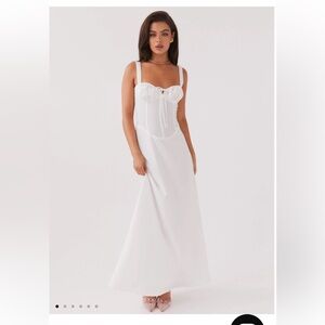 Peppermayo Lucie Linen Maxi Dress